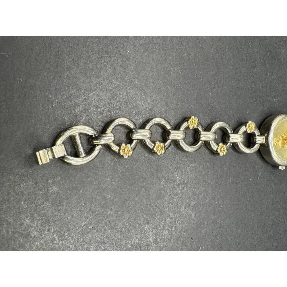 Disney Gold Tone Winnie The Pooh Watch 23mm Silver Tone SII Marketing MU0316